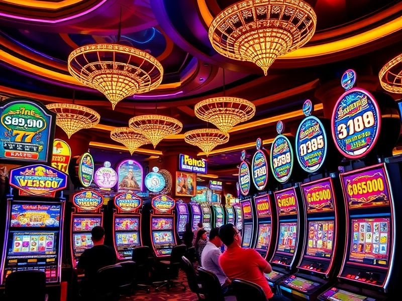 Explore the exciting world of Vegas Slots, with online casino games, thrilling slot machines, and big win opportunities.
